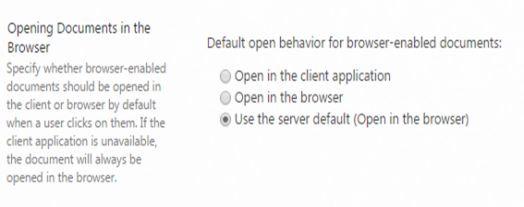 Documents in the Browser